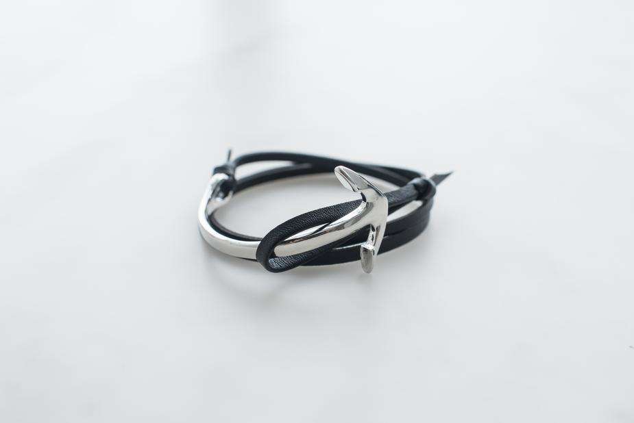 Testing HyK Anchor Bracelet Mens educosm.myshopify.com