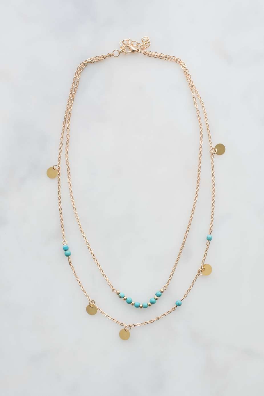  Pretty Gold Necklace Company 123 KK