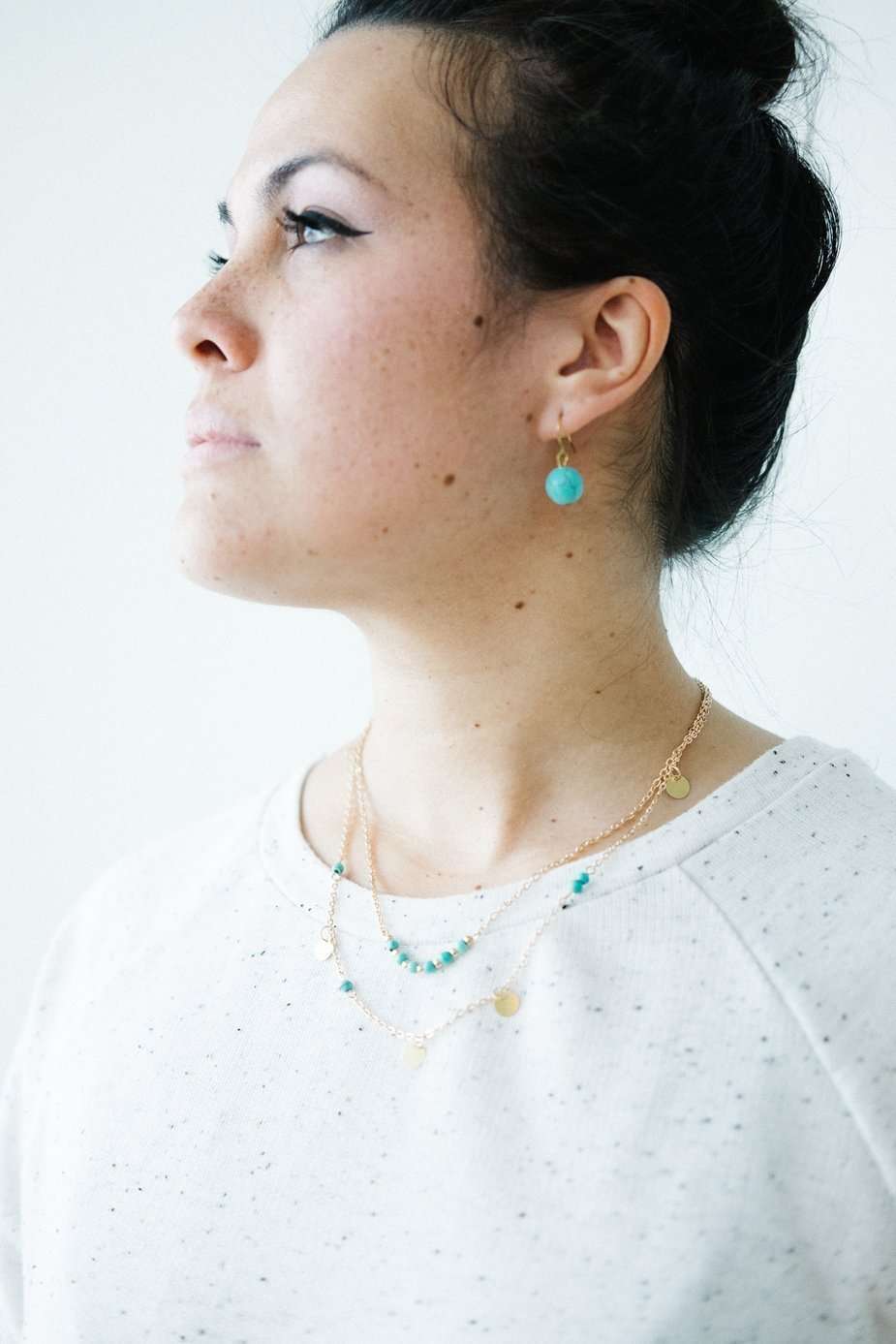  Pretty Gold Necklace Company 123 KK